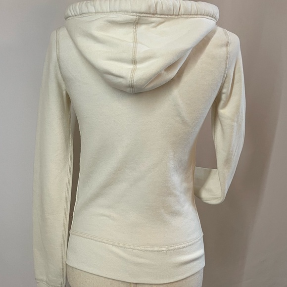 Gilly Hicks - Cream Zippered Hoodie - EUC - Picture 2 of 7